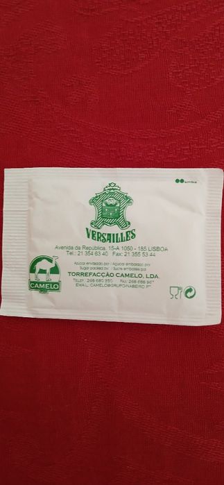 Pacote de açúcar Pastelaria Versailles