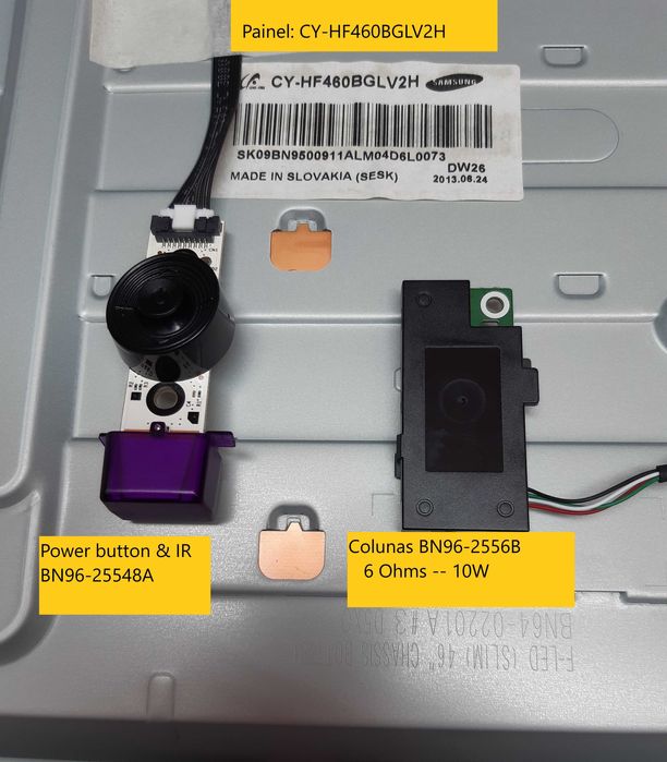 UE46F6200AWXXN – LCD Samsung – Peças