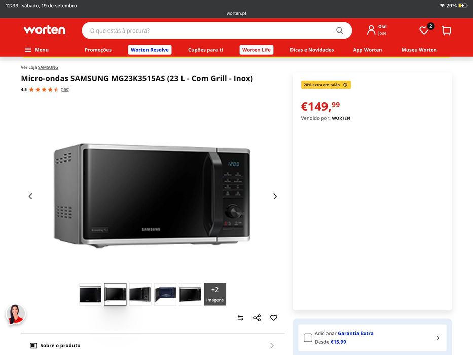 Microondas Samsung