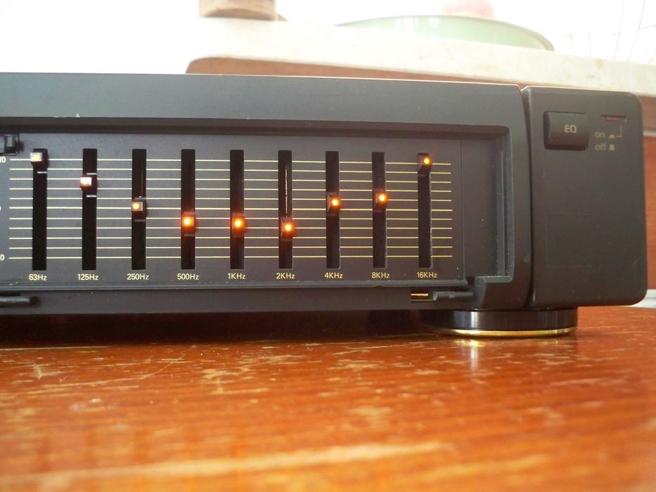 korektor equalizer Siemens RQ300, 2x9 suwaków LED, jak Pioneer GR-333