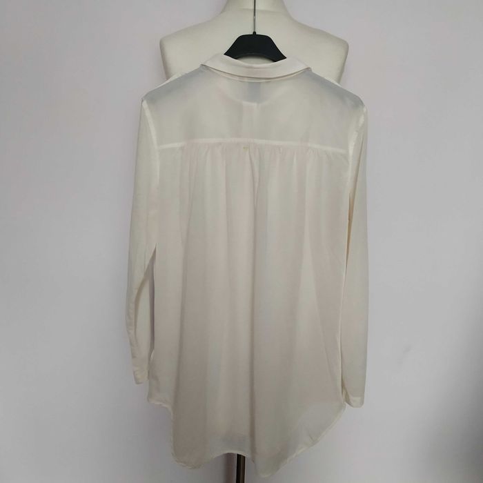 H&M Koszula z pagonami oversize kremowa 38 40