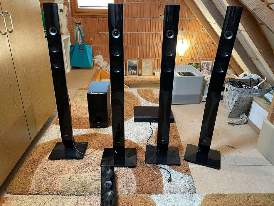 Zestaw kina domowego LG Blu-ray 3D 5.1 – komplet, gotowy do użytku!