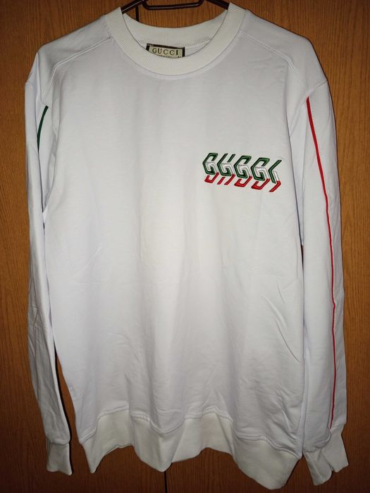 biała bluza gucci L