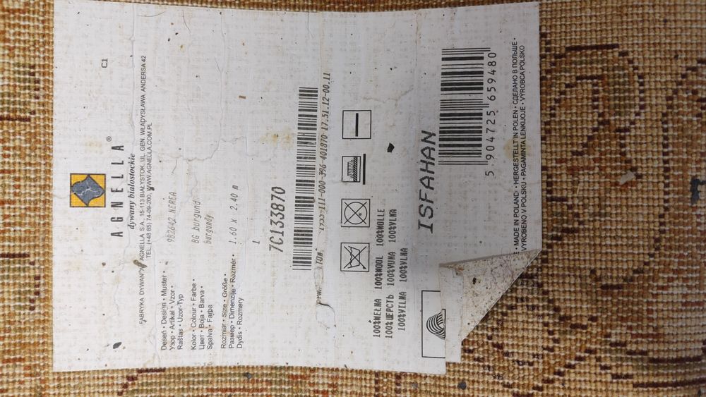 Dywan wełniany sprzedam