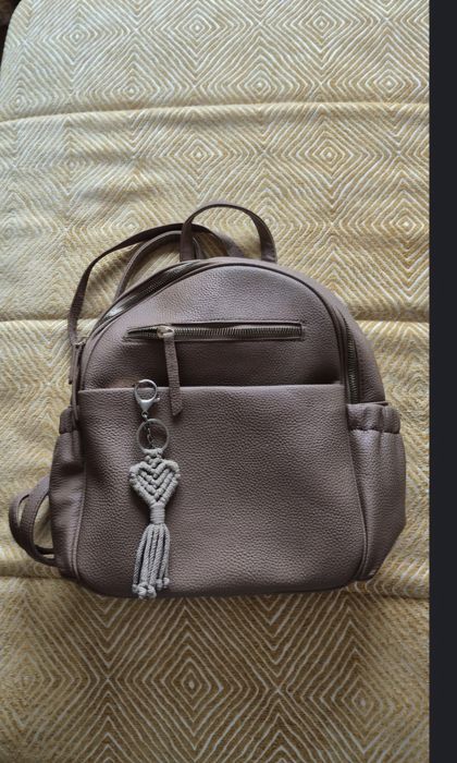 Mala tipo mochila bege