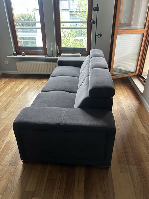 Sofa 250cm x 95 cm szara