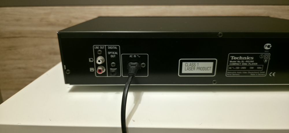 Technics SL PG 390 cd player gramofon
