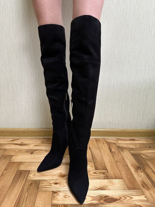 Ботфорди замшеві