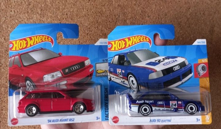Conjunto 2 - audi's hot wheels