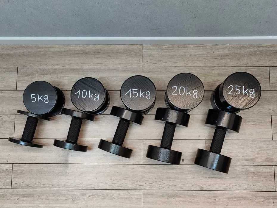 Hantle na siłownię fat grip fi50 M&K GYM 5-25kg