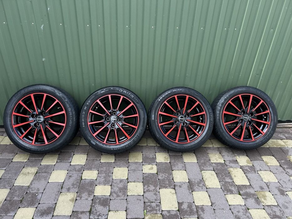 Диски R15 Borbert 4x100 Honda / Renault / Toyota / KIA шини 185/55R15 літо (комплект)