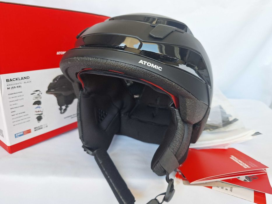 Kask narciarski całoroczny skiturowy Atomic Backland Black M 55-59cm