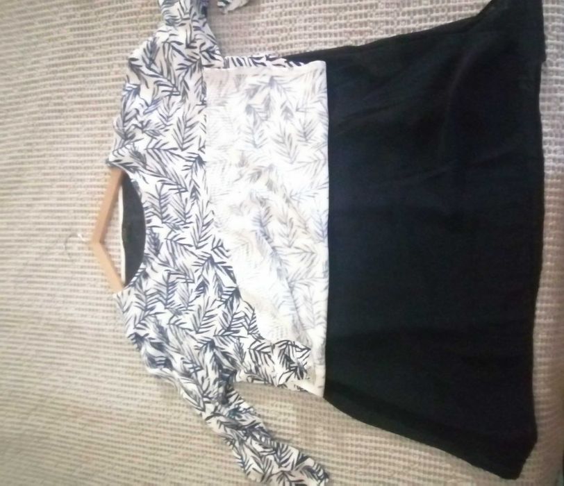 Camisola com tecido