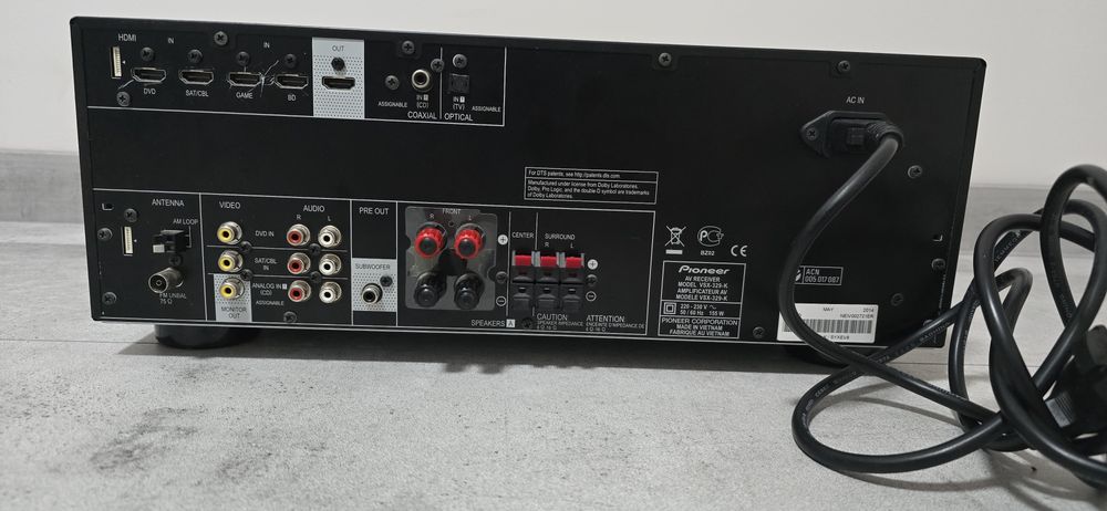 Amplituner kina domowego Pioneer VSX-329 5.1