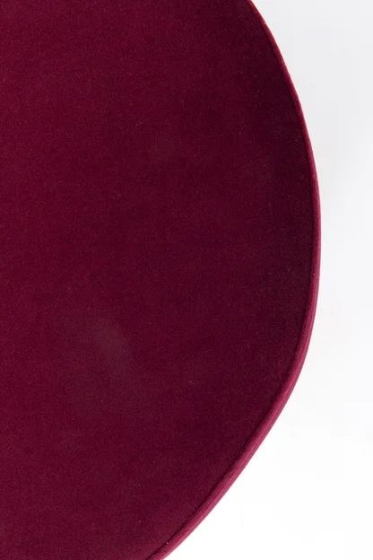 Puf pufa kare design burgund velvet
