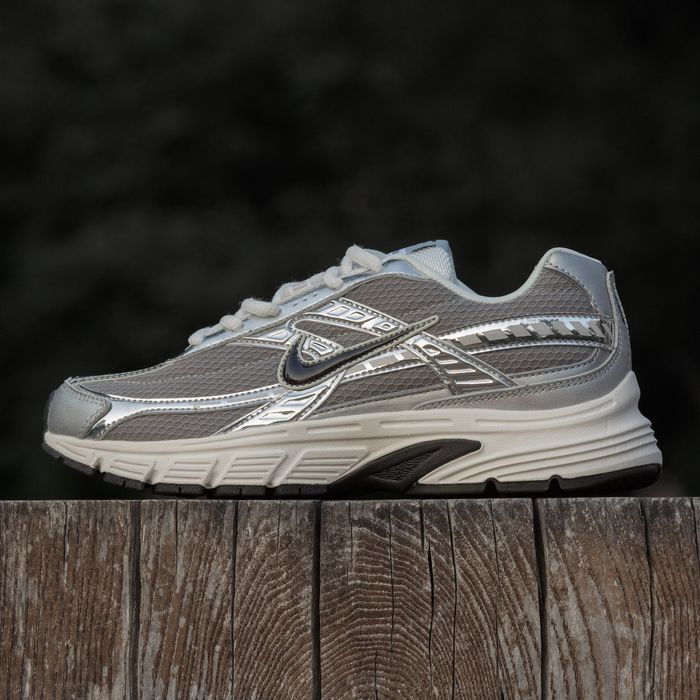 Кросівки Nike Initiator Grey/Silver premium | Кроссовки Найк жіночі чоловічі