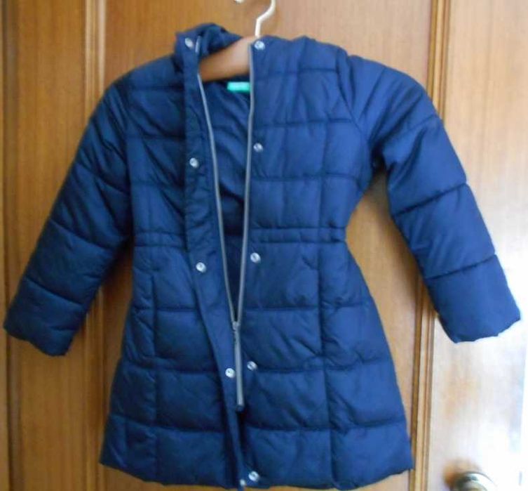 Casaco Quente para menina, Benetton - T 5/6 anos
