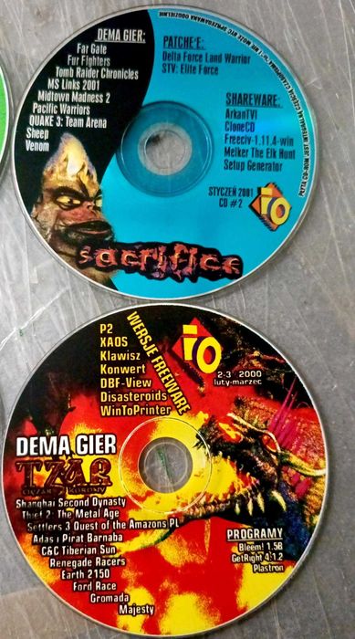 Płyty z czasopisma Input Output OI 9 sztuk cd