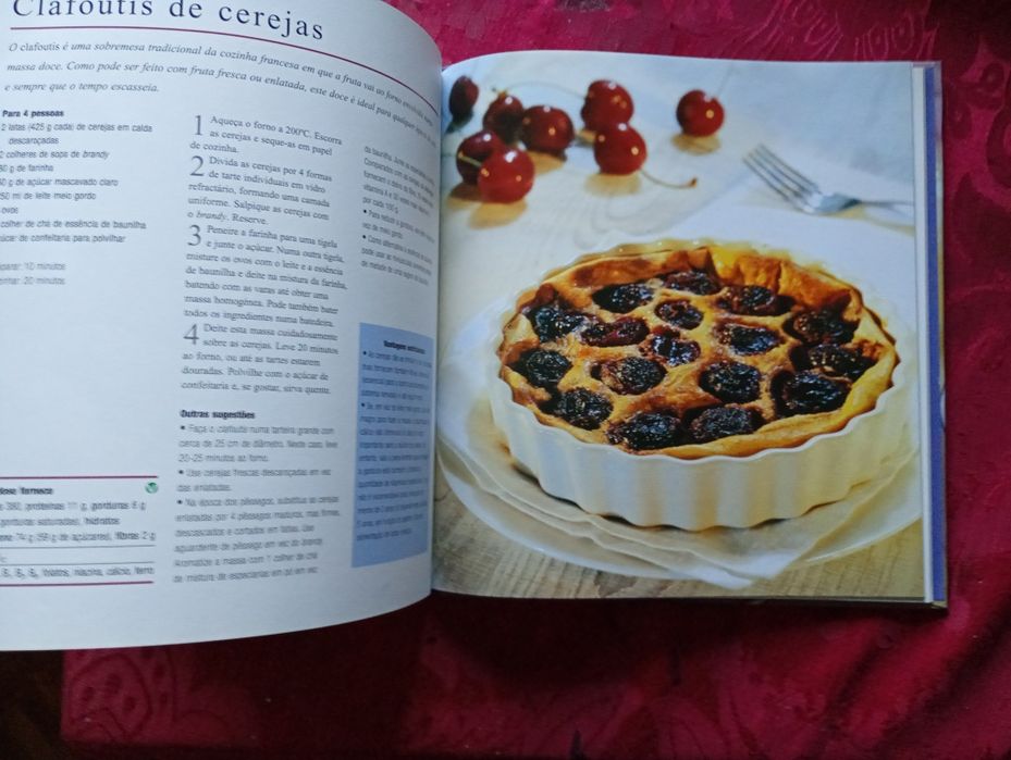 Fruta&Sobremesas-Cozinha deliciosamente saudavel -1 edição Portuguesa - Seleções Readers Digest-capa dura - 10E- Sapatos tacoes 5E Desde 5E