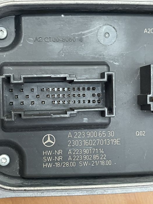 Modulo balastro Led  Mercedes benz Original w177 w205