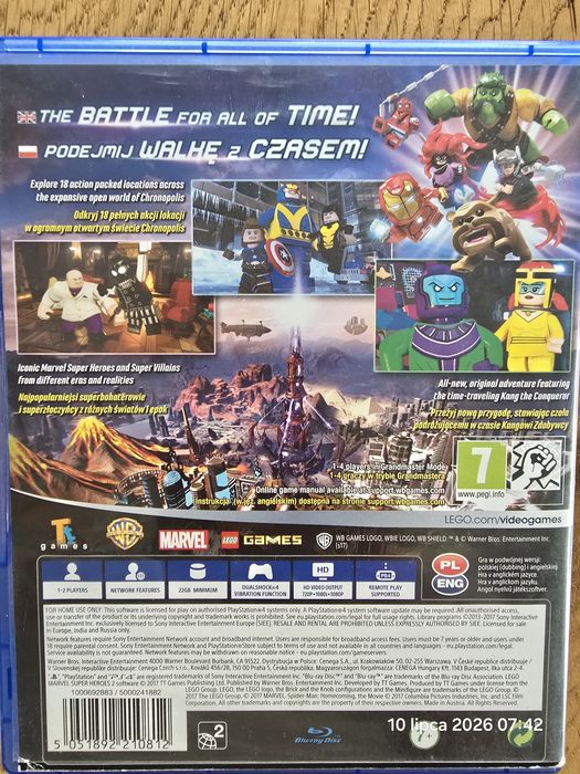 Super heroes 2 Lego ps4 i ps5 polska