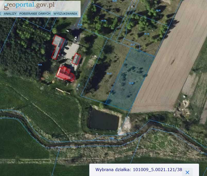 Działka budowlana Witów-Kolonia 1620 m² | 5 km od Piotrkowa