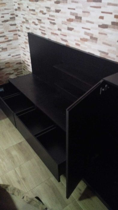 móvel de sala como novo em preto