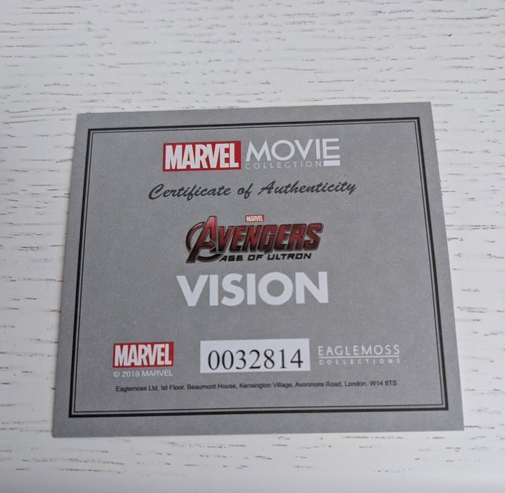 Колекційна фігурка Марвел Vision Marvel Eaglemoss