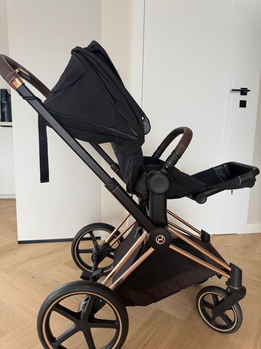 Cybex Priam 2.0 gold rose - spacerówka i gondola