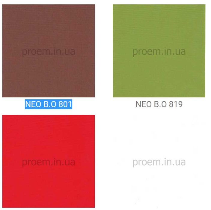 Жалюзі, рулонні штори, Тканинні ролети блек аут NEO B.O 801 Львів