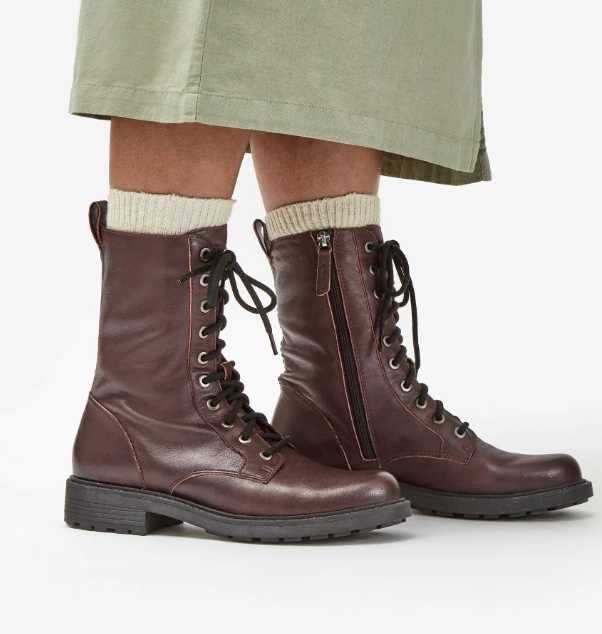 Clarks orinoco boots burgundy hotsell