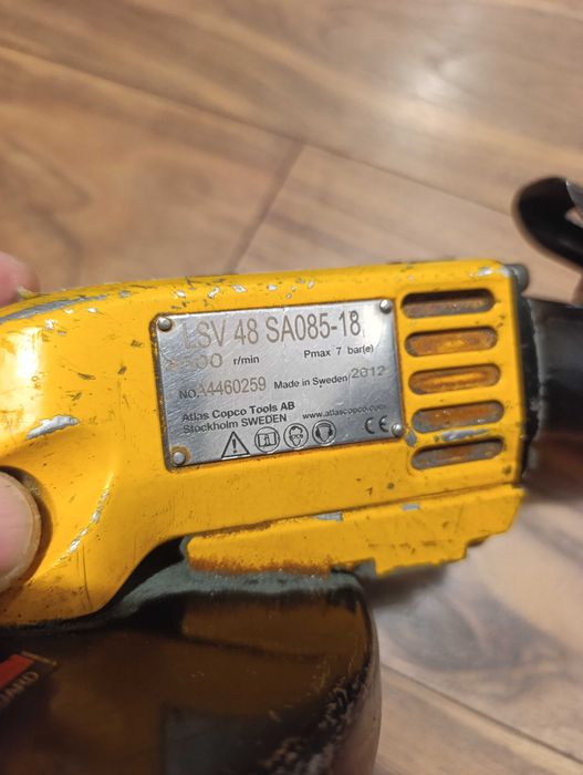 Sprzedaję szlifierkę pneumatyczny Atlas Copco
