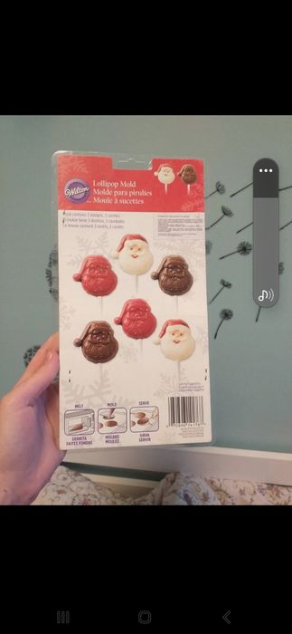 Świąteczne foremki na lizaki (nowe) firmy Wilton