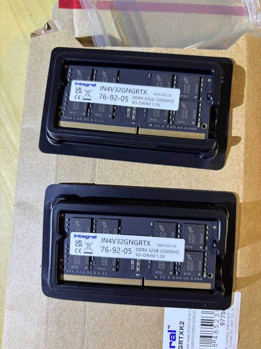 Integral 64GB DDR4 SODIMM 3200Mhz (2x32Gb)