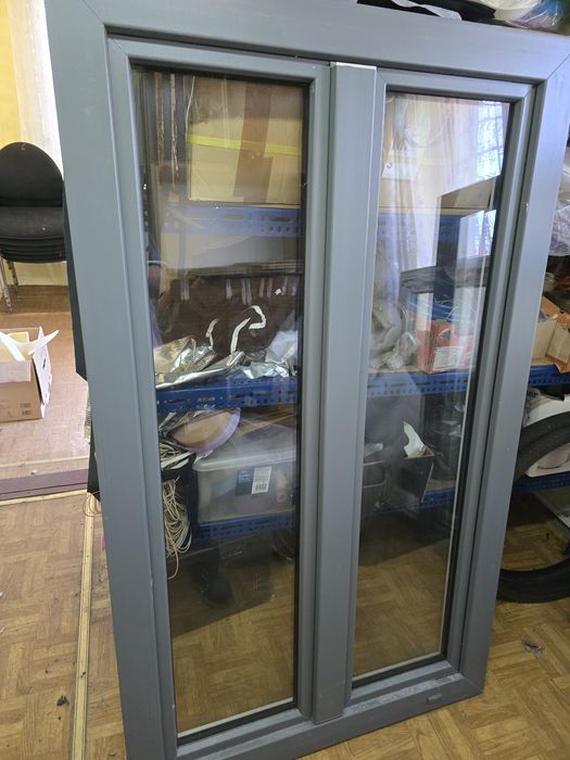 Okna plastikowe dwuskrzydłowe 97x163