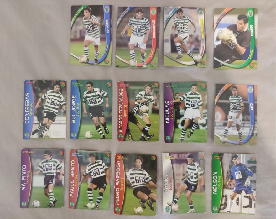 Cartas Panini 2002/2004 em excelente estado