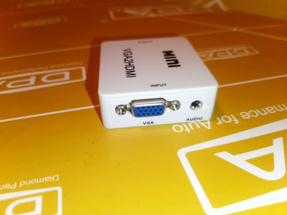 Преобразователь VGA в HDMI сигнал Видео конвертер VGA-HDMI+AUX 3.5мм