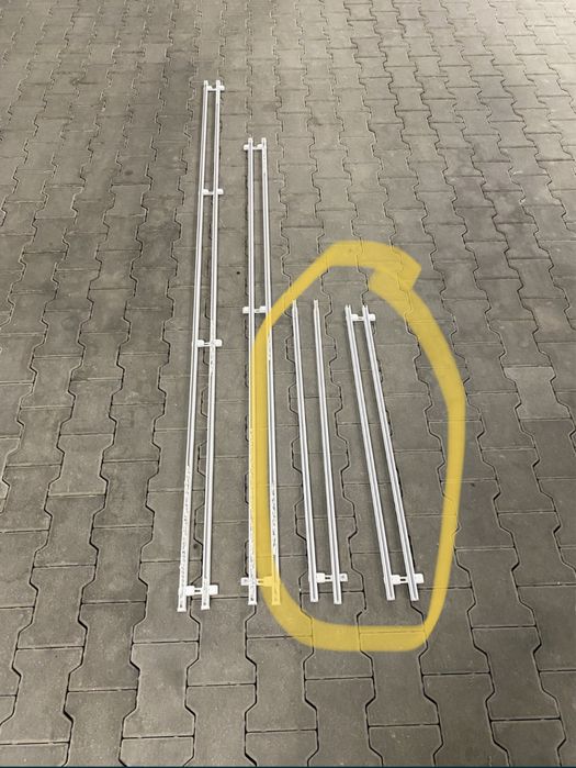 Karnisz szyna aluminiowa podwójna 2x1m DECORSYSTEM