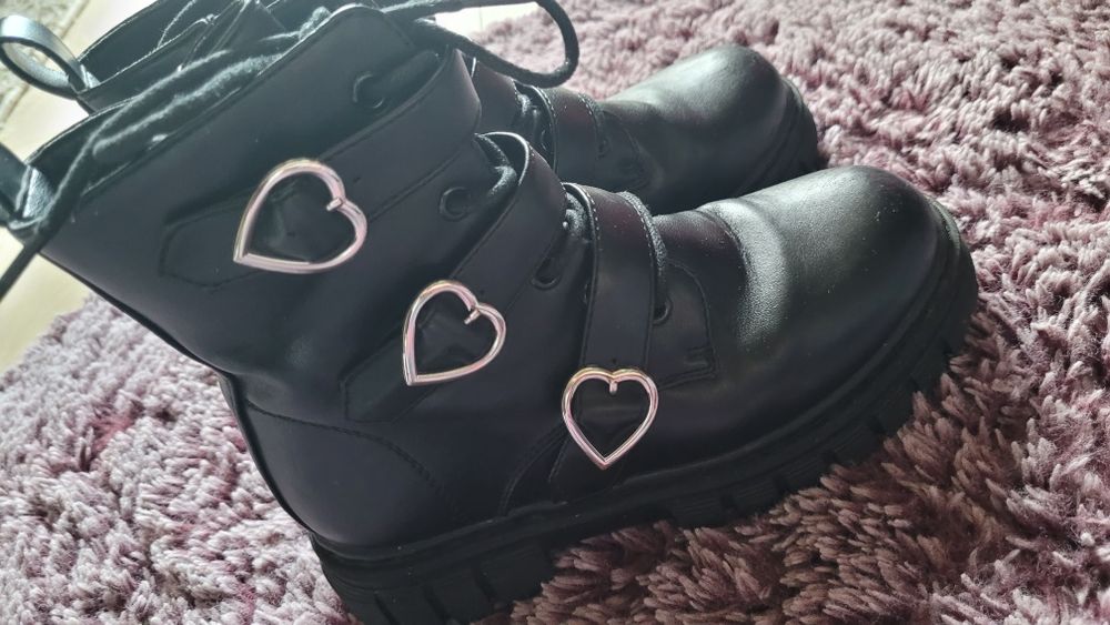 Buty zimowe dla dziewczynki rozm 34