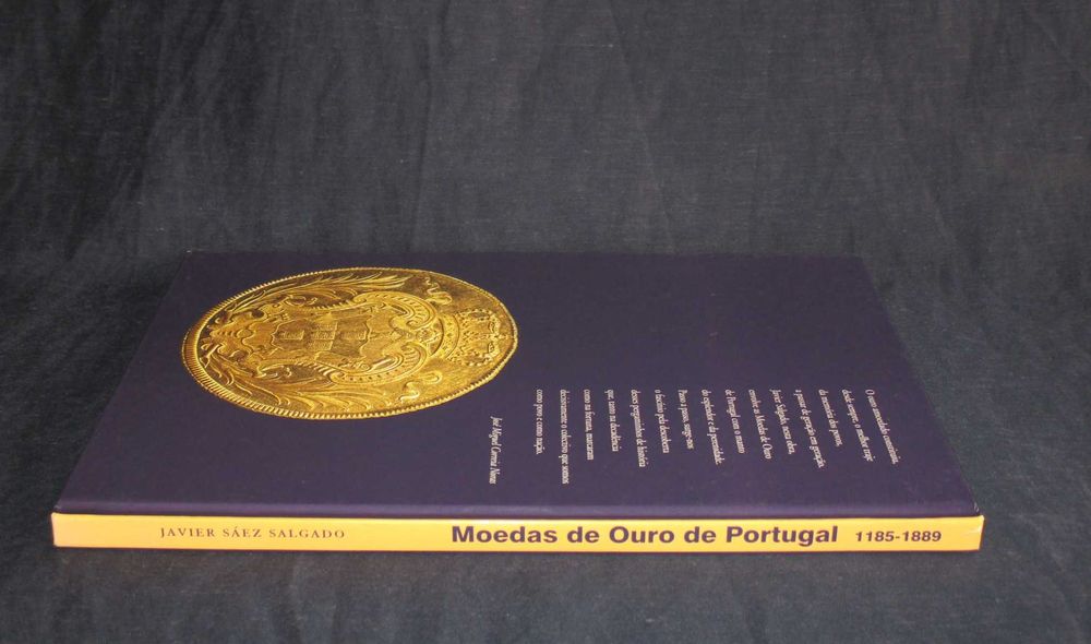 Livro Moedas de Ouro de Portugal 1185 a 1889 Javier Salgado