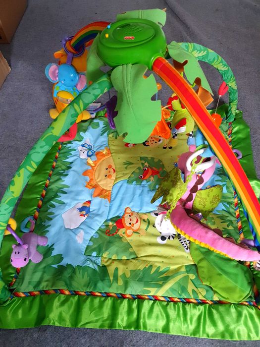 Mata edukacyjna sensoryczna Fisher Price Rainforest