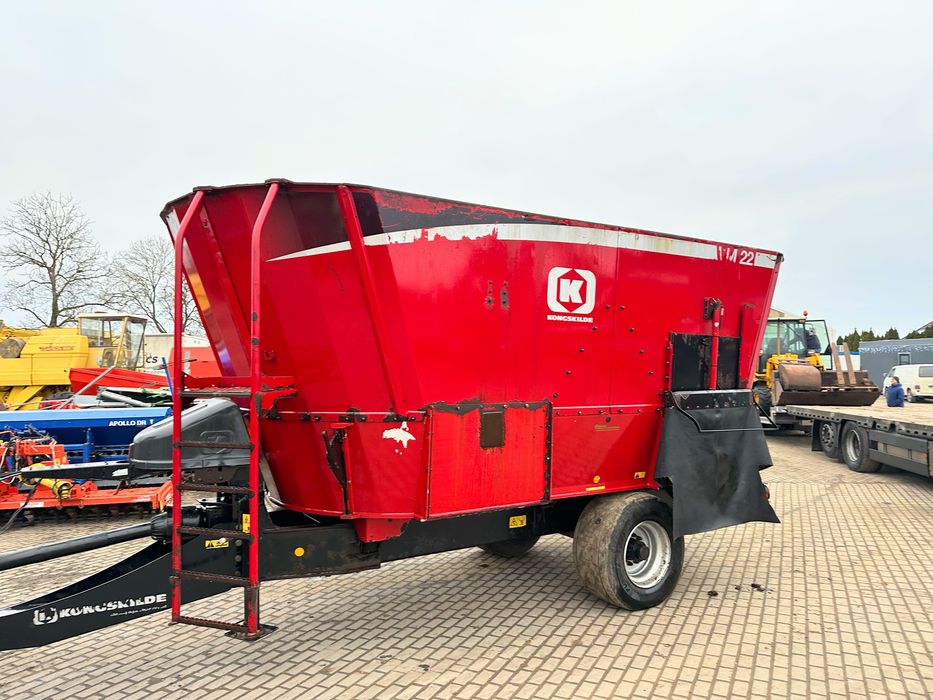Wóz paszowy Paszowóz Kongskilde VM 22 2019r waga