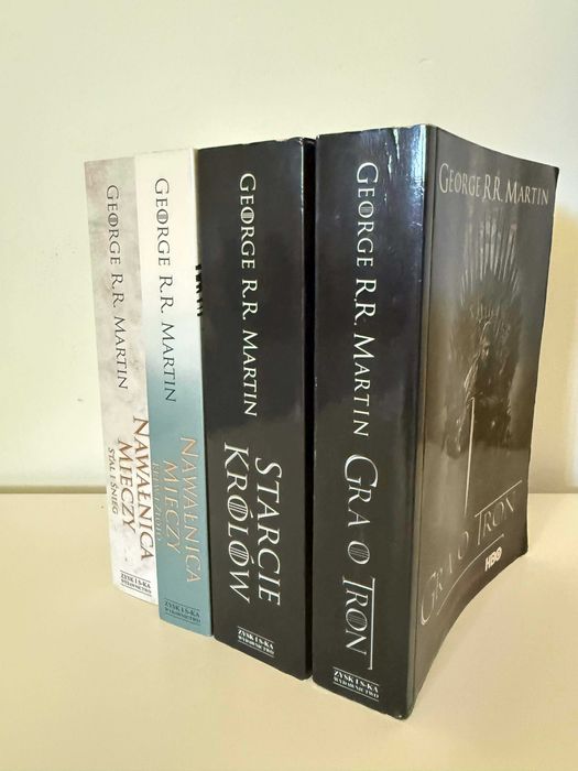 George R.R. Martin Gra o Tron / Pieśń Lodu i Ognia tomy 1-4