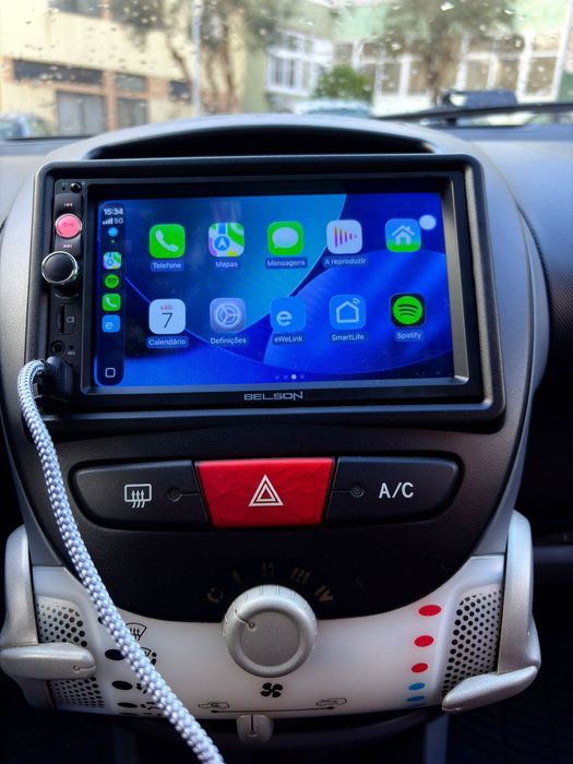 Peugeot 107 black and silver