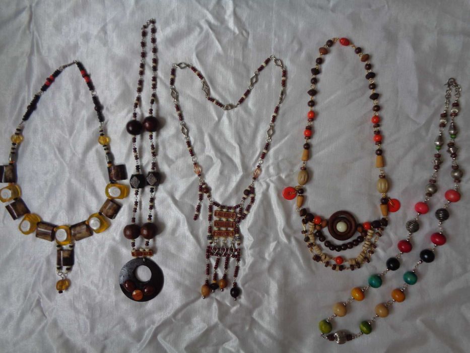 намисто Карпати колеція дерево кістка руч роб нові див опис