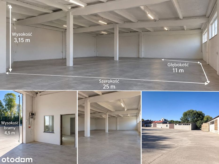 Hale i magazyny 10 000 m² | Plac | Produkcja | Borkowice