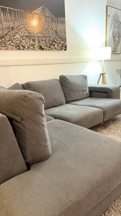 Sofa 4 lugares com chaise longue