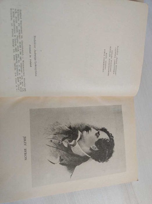 Jerzy Byron Wybór poematów Ossolineum 1967 rok