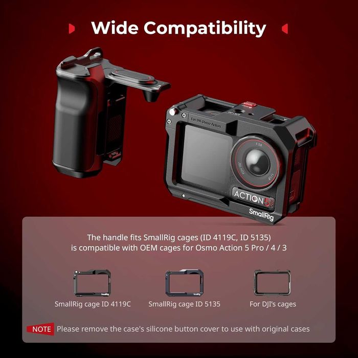 SmallRig 5602 zestaw ochronny uchwyty  DJI Osmo Action 5 Pro 4 3 etui