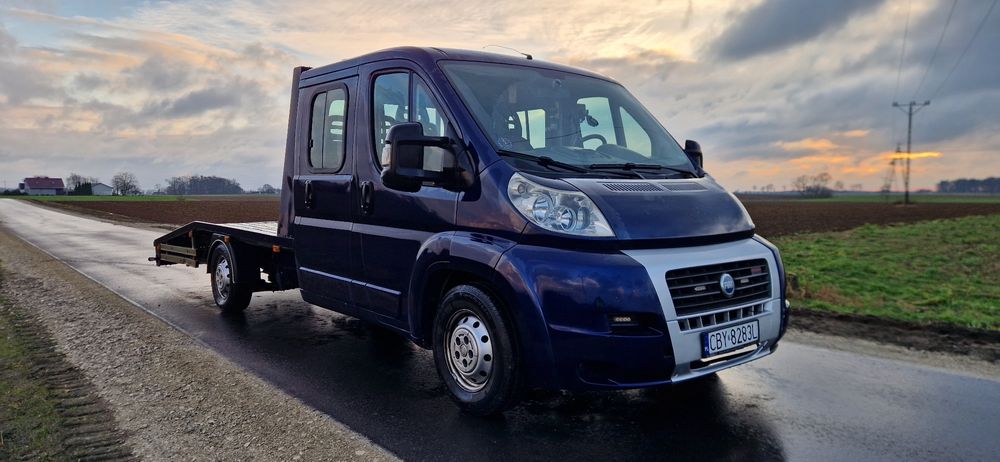 Autolaweta LAWETA FIAT DUCATO 3.0 160 KM dubel iveco boxer sprinter